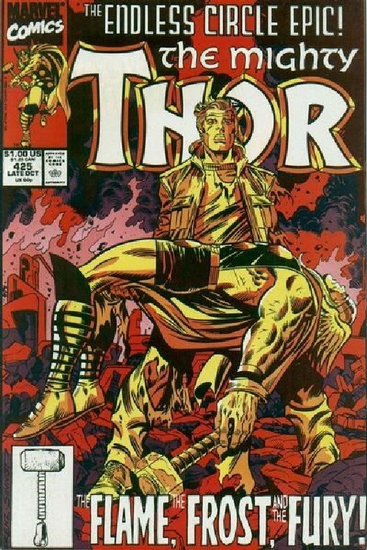 Cover of Thor (Vol 1) #425. One of 250,000 Vintage American Comics on sale from Krypton!