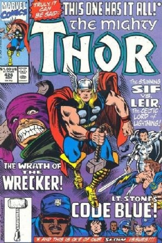 Cover of Thor (Vol 1) #426. One of 250,000 Vintage American Comics on sale from Krypton!