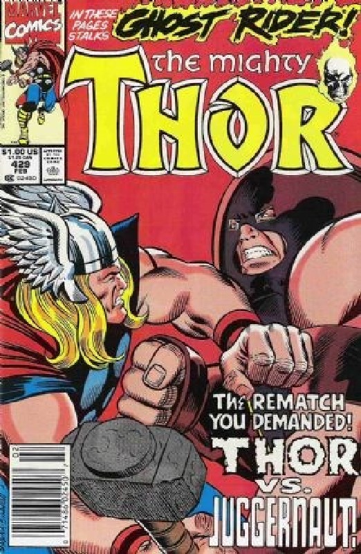 Cover of Thor (Vol 1) #429. One of 250,000 Vintage American Comics on sale from Krypton!