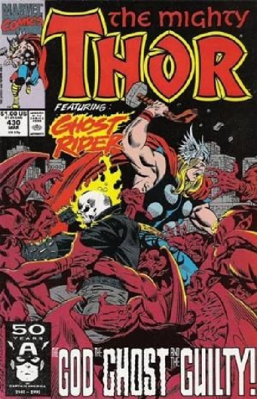 Cover of Thor (Vol 1) #430. One of 250,000 Vintage American Comics on sale from Krypton!