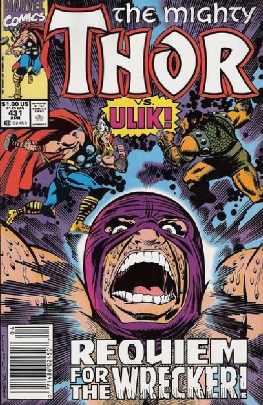 Cover of Thor (Vol 1) #431. One of 250,000 Vintage American Comics on sale from Krypton!