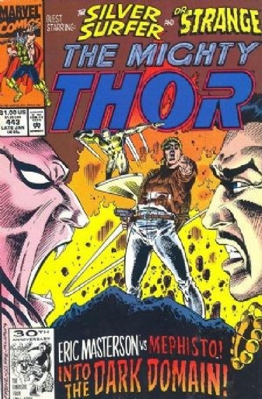 Cover of Thor (Vol 1) #443. One of 250,000 Vintage American Comics on sale from Krypton!