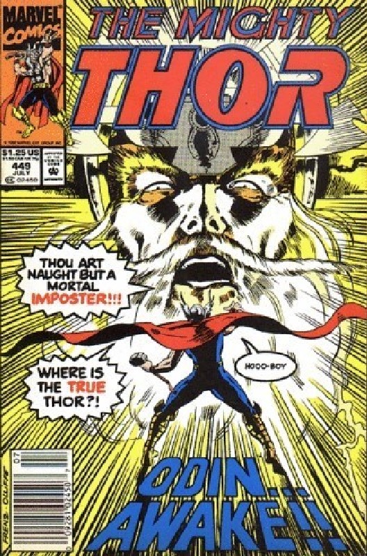 Cover of Thor (Vol 1) #449. One of 250,000 Vintage American Comics on sale from Krypton!