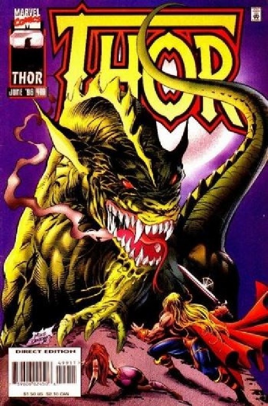 Cover of Thor (Vol 1) #499. One of 250,000 Vintage American Comics on sale from Krypton!