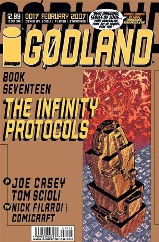 Cover of Godland (Vol 1) #17. One of 250,000 Vintage American Comics on sale from Krypton!