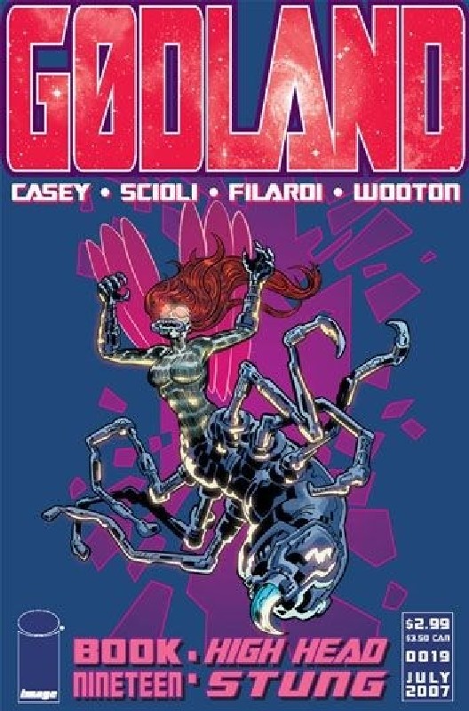Cover of Godland (Vol 1) #19. One of 250,000 Vintage American Comics on sale from Krypton!