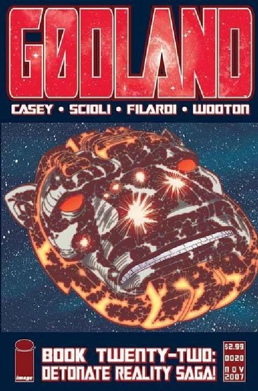 Cover of Godland (Vol 1) #22. One of 250,000 Vintage American Comics on sale from Krypton!