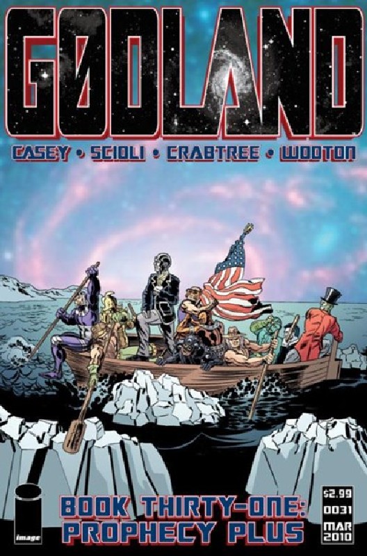 Cover of Godland (Vol 1) #31. One of 250,000 Vintage American Comics on sale from Krypton!