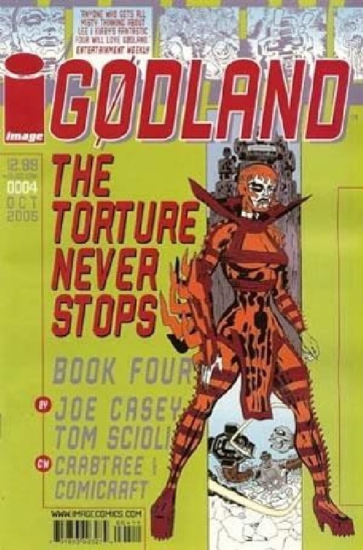 Cover of Godland (Vol 1) #4. One of 250,000 Vintage American Comics on sale from Krypton!