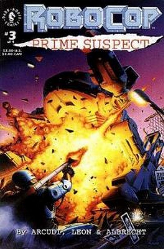 Cover of RoboCop: Prime Suspect (1992 Ltd) #3. One of 250,000 Vintage American Comics on sale from Krypton!