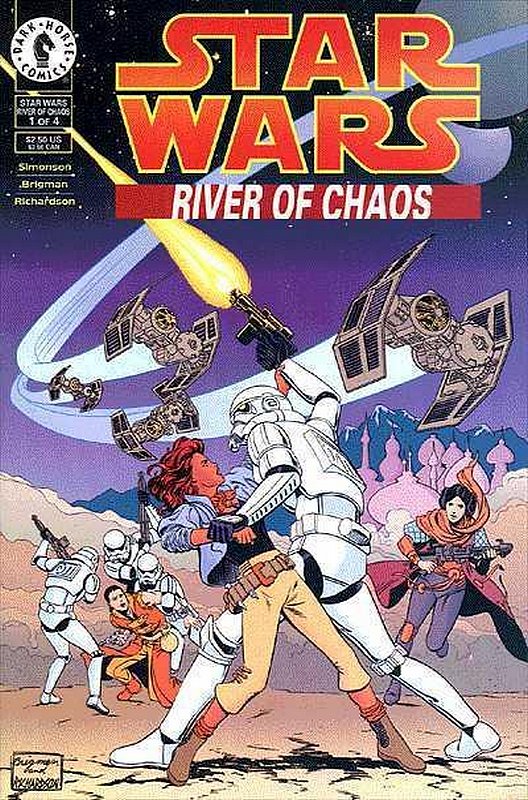 Cover of Star Wars: River of Chaos (1995 Ltd) #1. One of 250,000 Vintage American Comics on sale from Krypton!