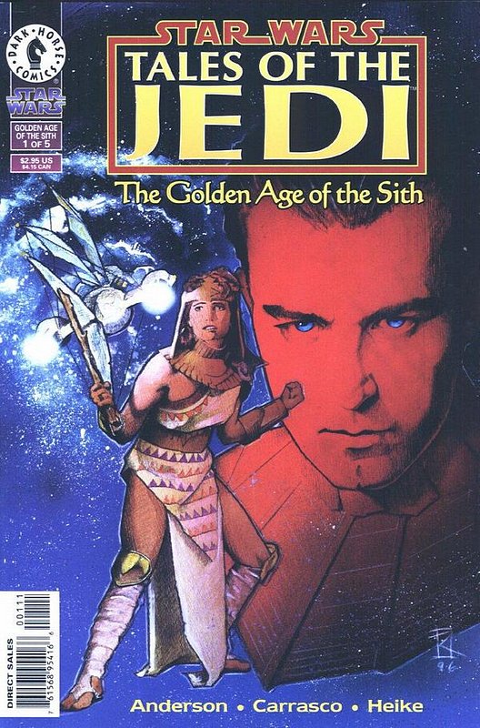 Cover of Star Wars: Tales of the Jedi-Golden Age of Sith #1. One of 250,000 Vintage American Comics on sale from Krypton!