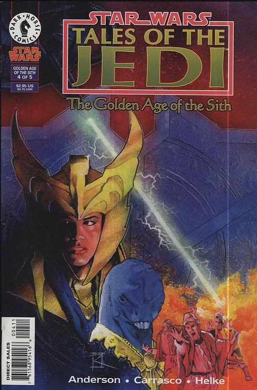 Cover of Star Wars: Tales of the Jedi-Golden Age of Sith #4. One of 250,000 Vintage American Comics on sale from Krypton!