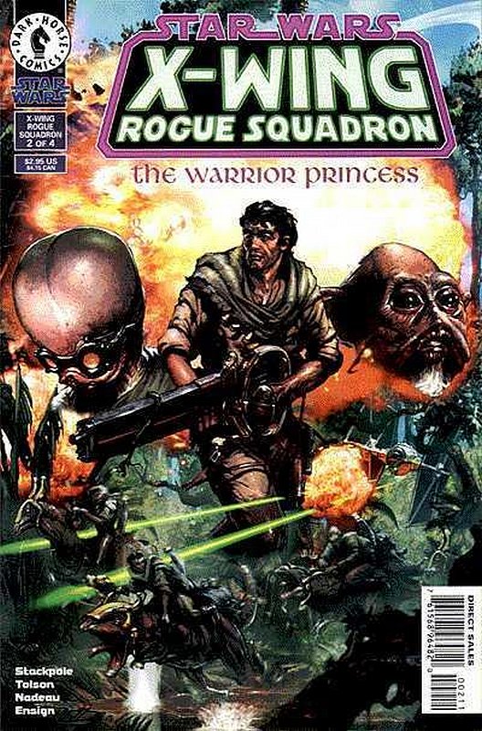 Cover of Star Wars: X-W Squadron-Warrior Princess #2. One of 250,000 Vintage American Comics on sale from Krypton!