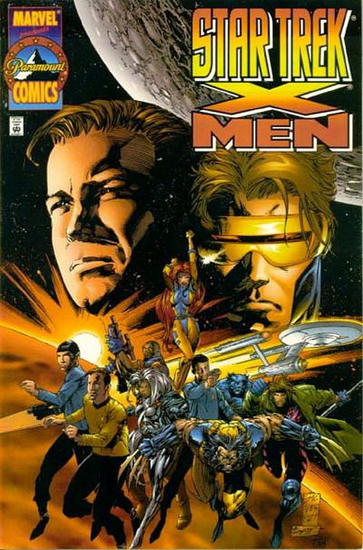 Cover of Star Trek/X-Men (1996 One Shot) #1. One of 250,000 Vintage American Comics on sale from Krypton!