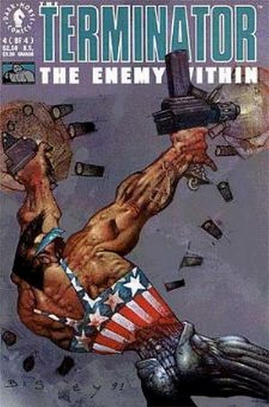 Cover of Terminator: Enemy Within (1992 Ltd) The #4. One of 250,000 Vintage American Comics on sale from Krypton!