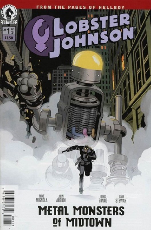 Cover of Lobster Johnson: Metal Monsters of Midtown #1. One of 250,000 Vintage American Comics on sale from Krypton!