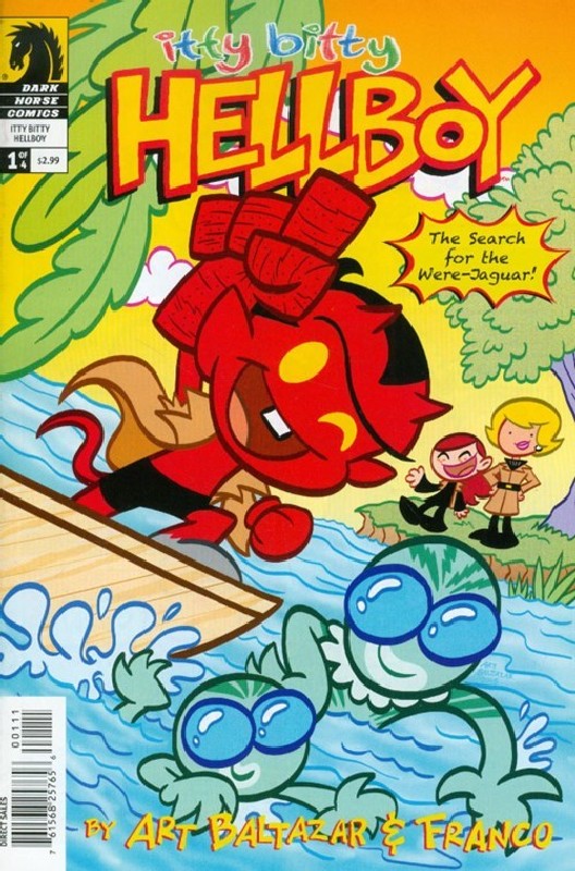 Cover of Itty Bitty Hellboy: Search for Were-Jaguar #1. One of 250,000 Vintage American Comics on sale from Krypton!