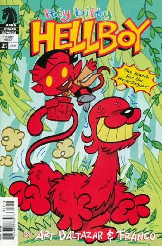 Cover of Itty Bitty Hellboy: Search for Were-Jaguar #2. One of 250,000 Vintage American Comics on sale from Krypton!
