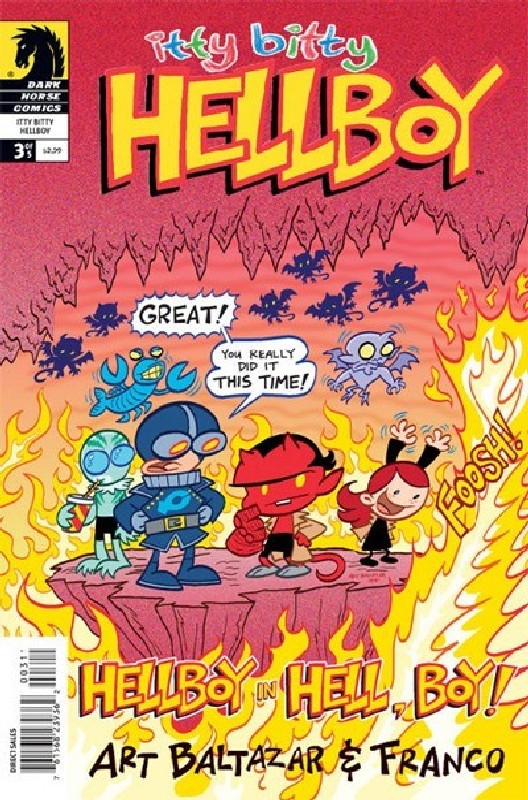 Cover of Itty Bitty Hellboy (2013 Ltd) #3. One of 250,000 Vintage American Comics on sale from Krypton!