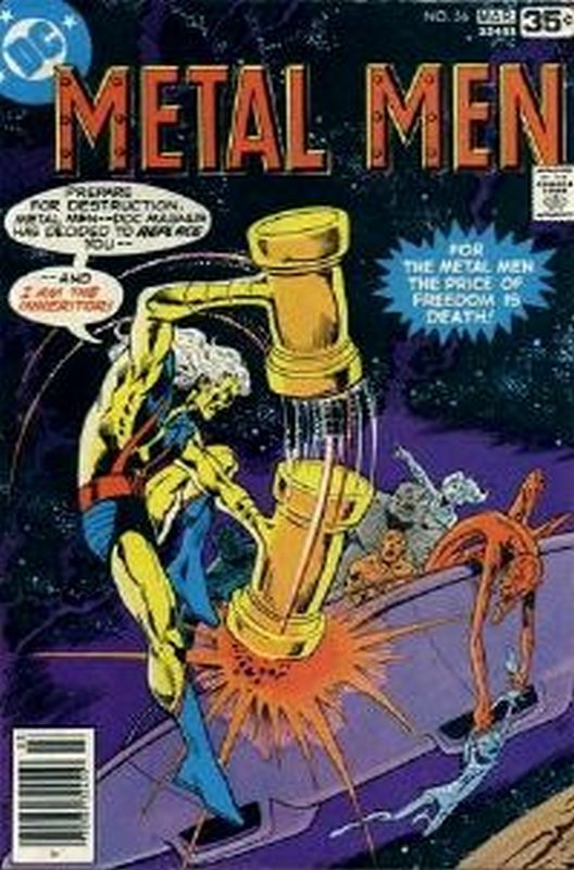 Cover of Metal Men (Vol 1) #56. One of 250,000 Vintage American Comics on sale from Krypton!