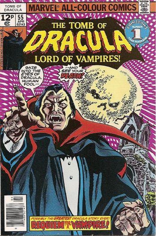 Cover of Tomb of Dracula (Vol 1) #55. One of 250,000 Vintage American Comics on sale from Krypton!