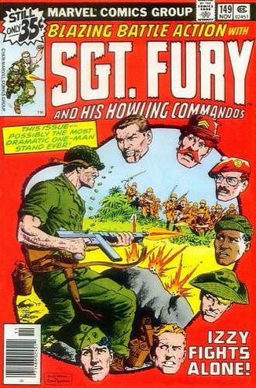 Cover of Sgt. Fury & His Howling Commandos #149. One of 250,000 Vintage American Comics on sale from Krypton!