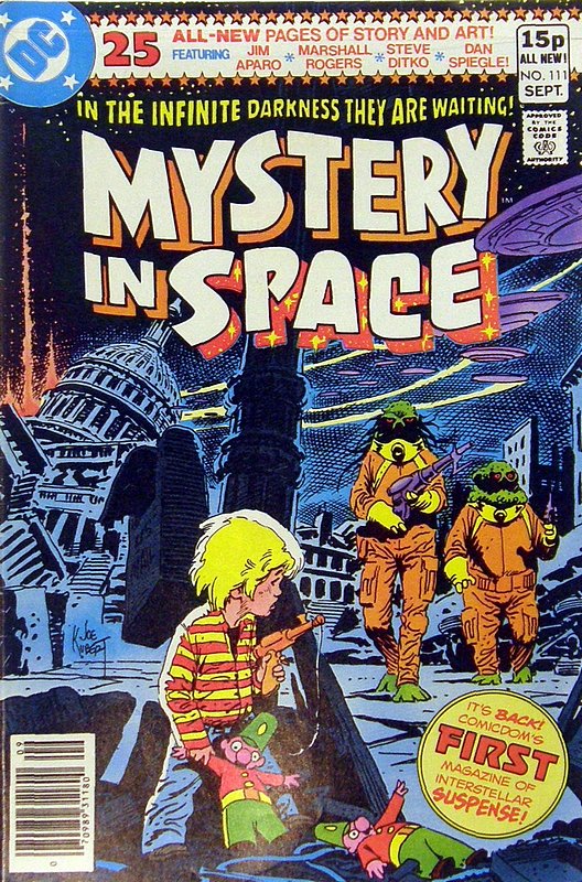 Cover of Mystery in Space (Vol 1) #111. One of 250,000 Vintage American Comics on sale from Krypton!