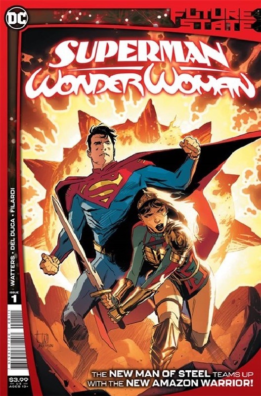 Cover of Future State: Superman/Wonder Woman (Vol 1) #1. One of 250,000 Vintage American Comics on sale from Krypton!