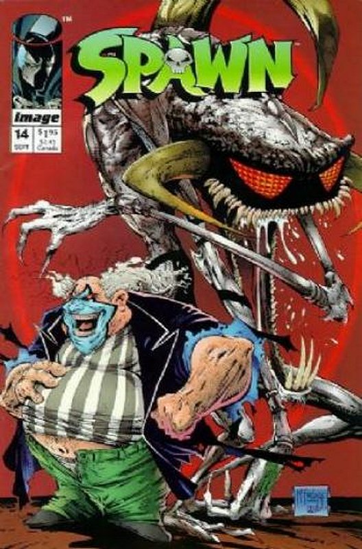 Cover of Spawn #14. One of 250,000 Vintage American Comics on sale from Krypton!