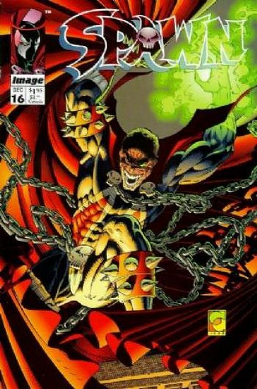 Cover of Spawn #16. One of 250,000 Vintage American Comics on sale from Krypton!