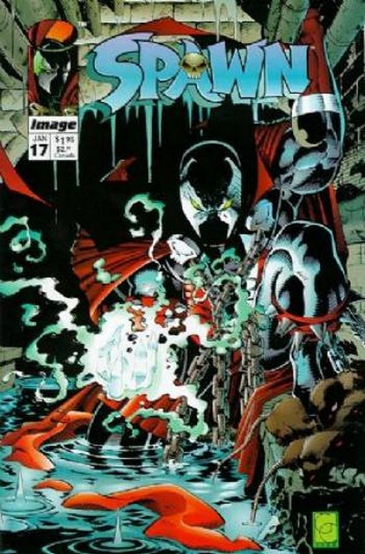 Cover of Spawn #17. One of 250,000 Vintage American Comics on sale from Krypton!