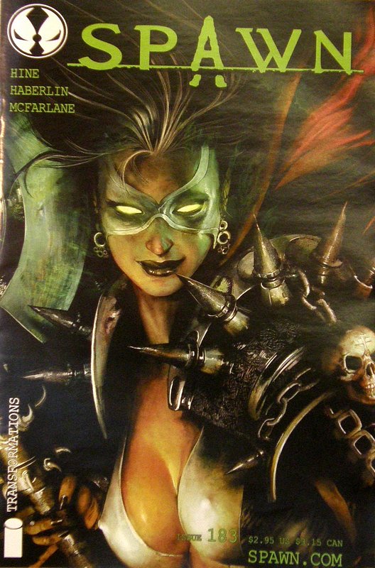 1st Full Morana<br> Cover of Spawn #183. One of 250,000 Vintage American Comics on sale from Krypton!