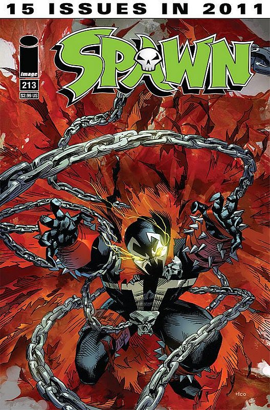 Cover of Spawn #213. One of 250,000 Vintage American Comics on sale from Krypton!