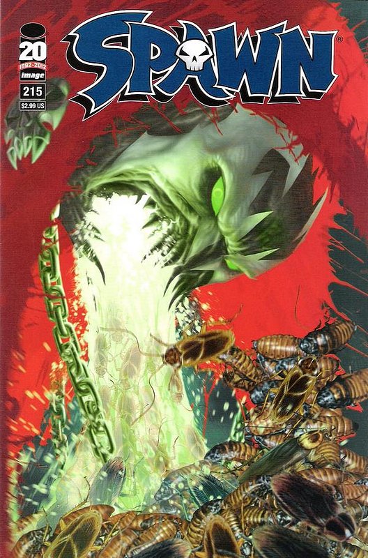 Cover of Spawn #215. One of 250,000 Vintage American Comics on sale from Krypton!