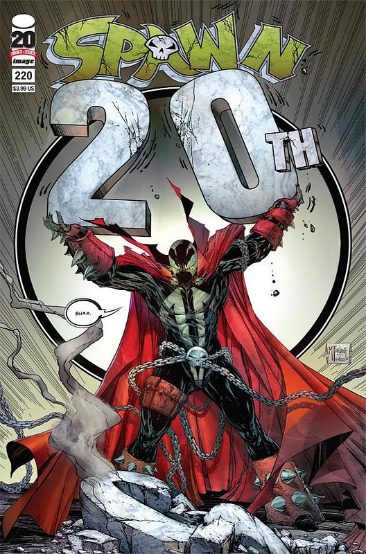 Cover of Spawn #220. One of 250,000 Vintage American Comics on sale from Krypton!