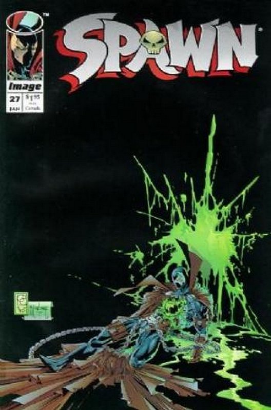Cover of Spawn #27. One of 250,000 Vintage American Comics on sale from Krypton!
