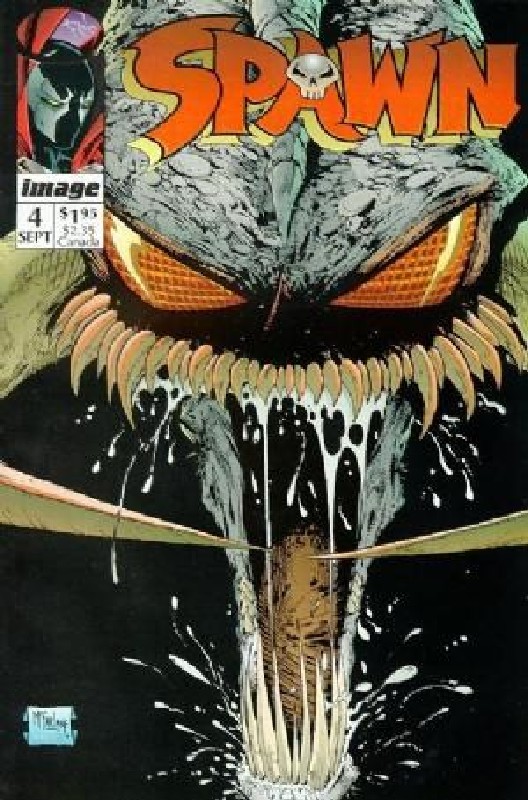 Cover of Spawn #4. One of 250,000 Vintage American Comics on sale from Krypton!