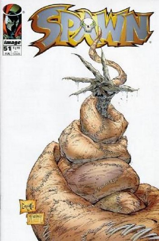 Cover of Spawn #51. One of 250,000 Vintage American Comics on sale from Krypton!