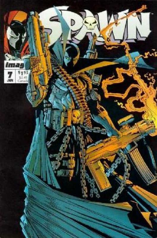 Cover of Spawn #7. One of 250,000 Vintage American Comics on sale from Krypton!