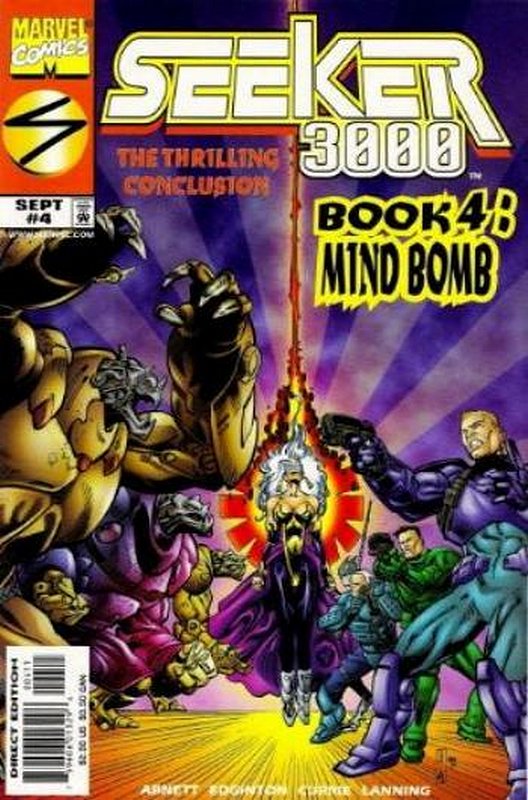 Cover of Seeker 3000 (1998 Ltd) #4. One of 250,000 Vintage American Comics on sale from Krypton!