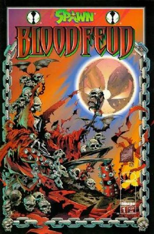 Cover of Spawn Bloodfeud (1995 Ltd) #1. One of 250,000 Vintage American Comics on sale from Krypton!