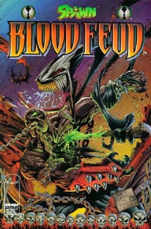 Cover of Spawn Bloodfeud (1995 Ltd) #2. One of 250,000 Vintage American Comics on sale from Krypton!