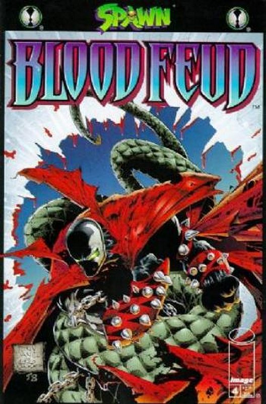 Cover of Spawn Bloodfeud (1995 Ltd) #4. One of 250,000 Vintage American Comics on sale from Krypton!