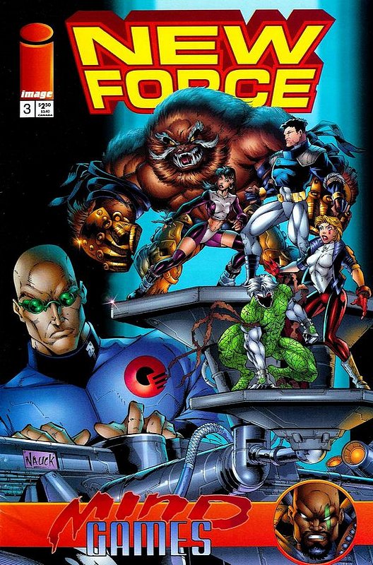 Cover of New Force (1996 Ltd) #3. One of 250,000 Vintage American Comics on sale from Krypton!