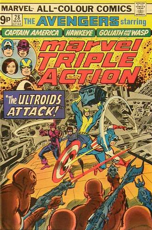 Cover of Marvel Triple Action (Vol 1) #28. One of 250,000 Vintage American Comics on sale from Krypton!