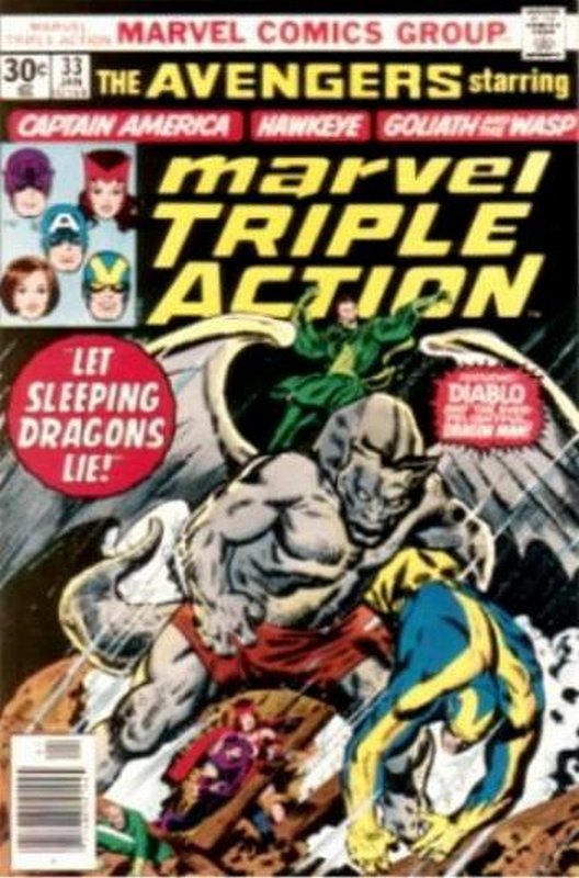 Cover of Marvel Triple Action (Vol 1) #33. One of 250,000 Vintage American Comics on sale from Krypton!