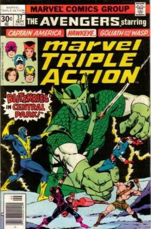 Cover of Marvel Triple Action (Vol 1) #37. One of 250,000 Vintage American Comics on sale from Krypton!