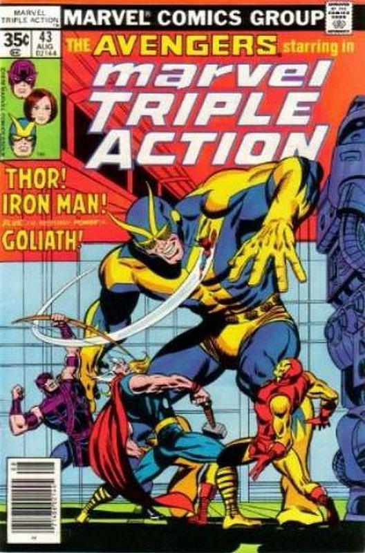 Cover of Marvel Triple Action (Vol 1) #43. One of 250,000 Vintage American Comics on sale from Krypton!
