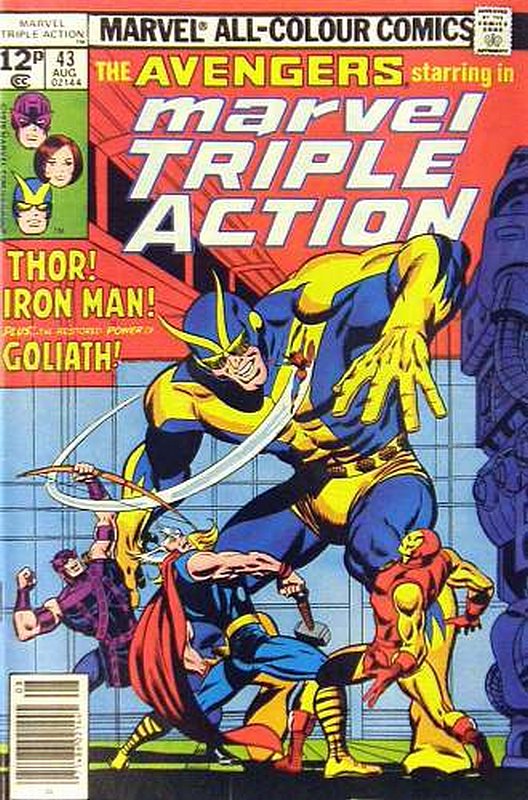 Cover of Marvel Triple Action (Vol 1) #43. One of 250,000 Vintage American Comics on sale from Krypton!